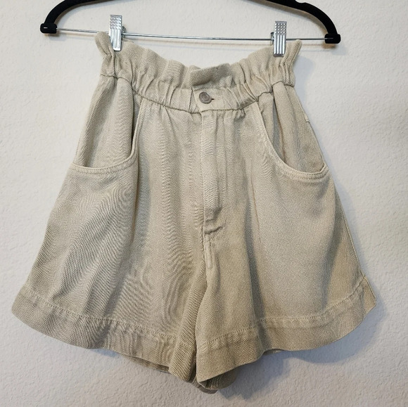 Marant Etoile Titea Shorts in Ecru - Picture 1 of 14